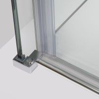 Душевая дверь WasserKRAFT Dinkel 140 58R31 профиль Хром стекло прозрачное