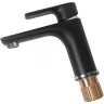 Комплект смесителей Hansberge Nordic H7099BC Черный матовый Хром
