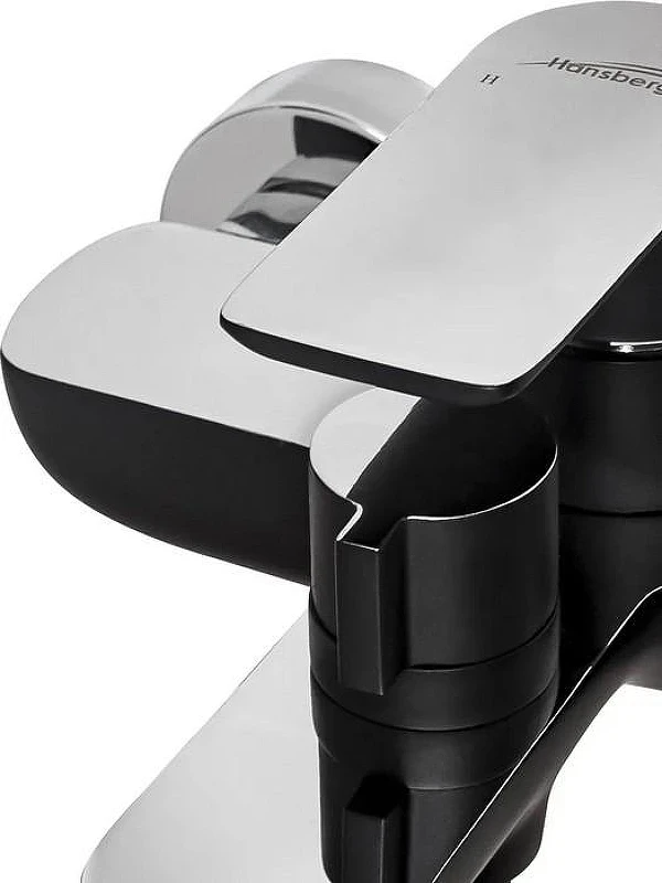 Комплект смесителей Hansberge Nordic H7099BC Черный матовый Хром