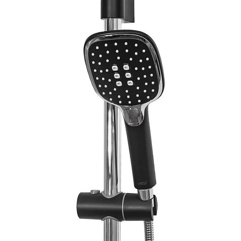Комплект смесителей Hansberge Nordic H7099BC Черный матовый Хром