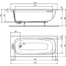 Акриловая ванна Ideal Standard I.Life 170x75 T476001 без гидромассажа