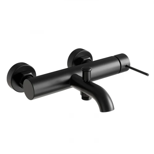 Смеситель для ванны WasserKRAFT Niers 3001BL цвет Черный матовый