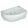 Акриловая ванна Aquatek Бетта 170x97 R BET170-0000009 с гидромассажем с фронтальной панелью с каркасом (разборный) со слив-переливом