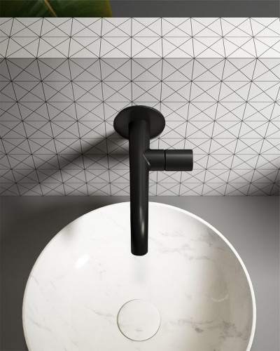 Смеситель для раковины AltroBagno Bilancia 010804 MB цвет Черный матовый
