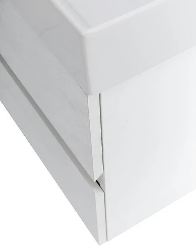 Тумба с раковиной Cezares Molveno 46 120 MOLVENO 46-120-2C-SO-2-BG+120 CZR-8070-120-2 подвесная Bianco Ghiaccio