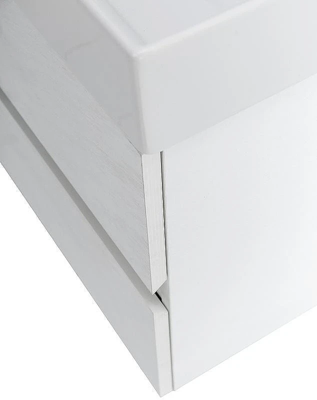 Тумба с раковиной Cezares Molveno 46 120 MOLVENO 46-120-2C-SO-2-BG+120 CZR-8070-120-2 подвесная Bianco Ghiaccio