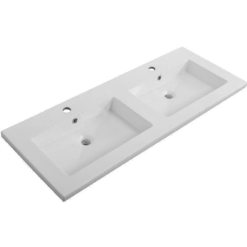 Тумба с раковиной Cezares Molveno 46 120 MOLVENO 46-120-2C-SO-2-BG+120 CZR-8070-120-2 подвесная Bianco Ghiaccio