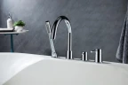 Смеситель на борт ванны Aquatek Европа AQ1348CR Хром латунь