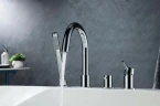 Смеситель на борт ванны Aquatek Европа AQ1348CR Хром латунь