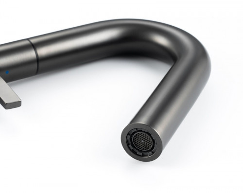 Смеситель для раковины Knotlor Elixir SS-30/GM цвет Вороненая сталь