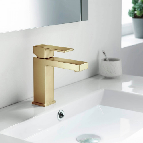 Смеситель для раковины Timo Selene 2061/17F Золото матовое