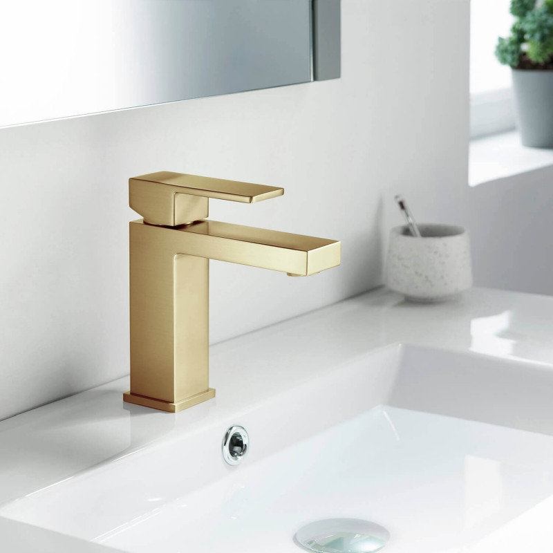 Смеситель для раковины Timo Selene 2061/17F Золото матовое