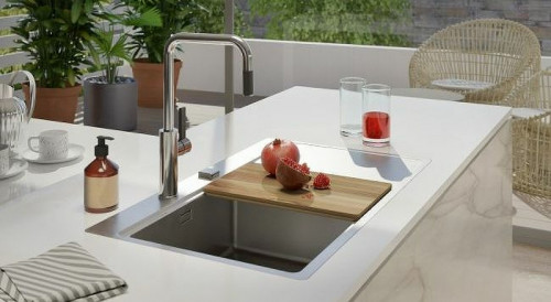 Кухонная мойка Alveus Pure 40L KMB-90 790x525 1103610 Брашированная сталь нержавеющая сталь встраиваемый