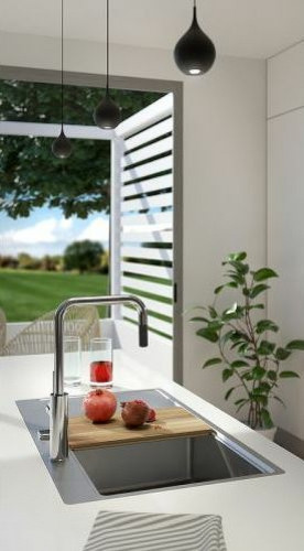 Кухонная мойка Alveus Pure 40L KMB-90 790x525 1103610 Брашированная сталь нержавеющая сталь встраиваемый