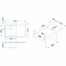 Кухонная мойка Alveus Pure 40L KMB-90 790x525 1103610 Брашированная сталь нержавеющая сталь встраиваемый