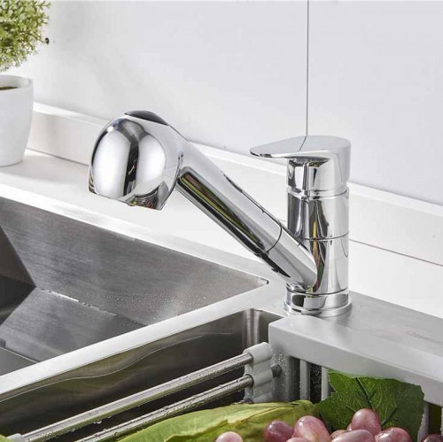 Смеситель для кухни Fashun A6003 цвет Хром