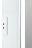 Зеркальный шкаф Континент Allure LED 60 R МВК005 с подсветкой Белый МДФ / ЛДСП, стекло