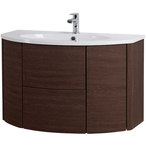 Тумба под раковину Cezares Eden 90 55070 подвесная Rovere scuro Soft МДФ / ЛДСП