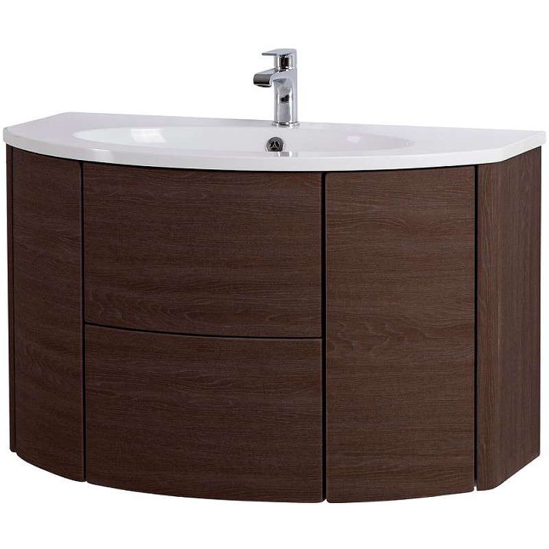 Тумба под раковину Cezares Eden 90 55070 подвесная Rovere scuro Soft МДФ / ЛДСП