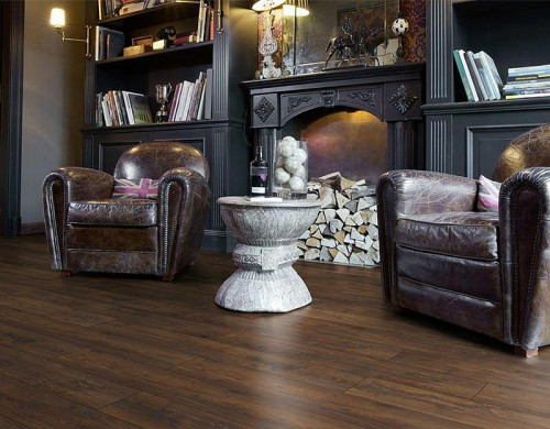 Ламинат Floorway Standart НТ-980 Американский орех 1200х127х12,3 темно-коричневый орех 33 Португалия