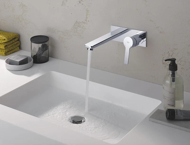 Смеситель для раковины Grohe Lineare 23444001 Хром латунь встраиваемый