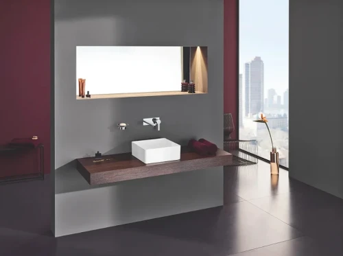 Смеситель для раковины Grohe Lineare 23444001 Хром латунь встраиваемый