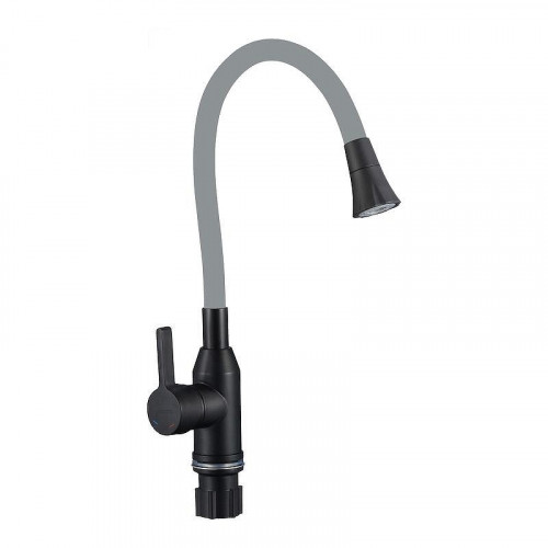Смеситель для кухни Fmark FS8277H-04 цвет Черный Серый