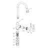 Смеситель для кухни Fmark FS8277H-04 цвет Черный Серый