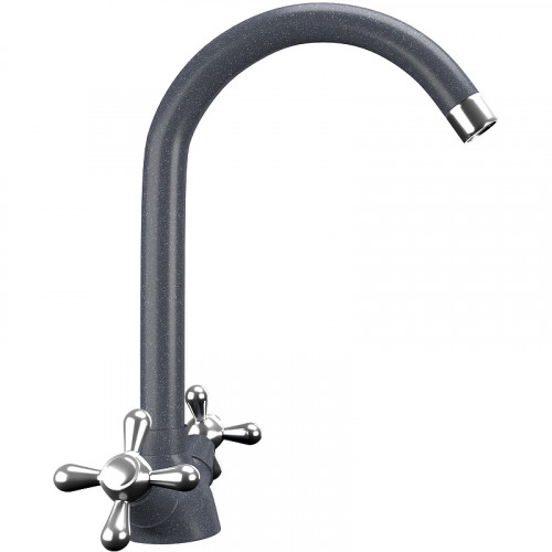 Смеситель для кухни Ulgran Classic U-012-343 Антрацит латунь