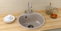 Смеситель для кухни Ulgran Classic U-012-343 Антрацит латунь