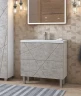 Тумба с раковиной Vigo Geometry 70 tn.bsf.GEO.FOS.70.2Y бетон-com цвет Бетон Белый