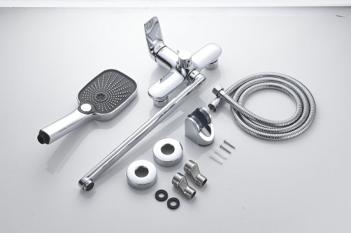 Смеситель для ванны Shevanik S8522 универсальный цвет Хром