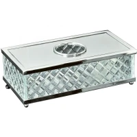 Салфетница Boheme Murano Cristal 10231 Хром