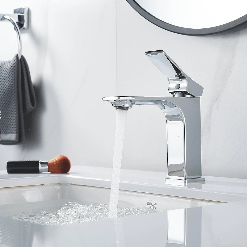 Смеситель для раковины Shevanik S6101 цвет Хром
