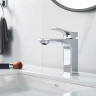 Смеситель для раковины Shevanik S6101 цвет Хром