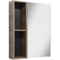 Зеркальный шкаф Comforty Штутгарт 60 00004151036 Дуб темно-коричневый МДФ / ЛДСП, стекло
