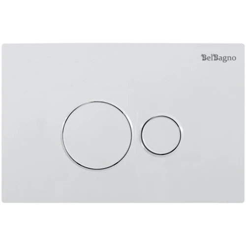 Инсталляция BelBagno BB026/BB082BL с Белой глянцевой клавишей смыва пластик