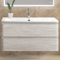 Тумба под раковину BelBagno ALBANO-1000-2C-SO-RVB подвесная Rovere Vintage Bianco МДФ / ЛДСП