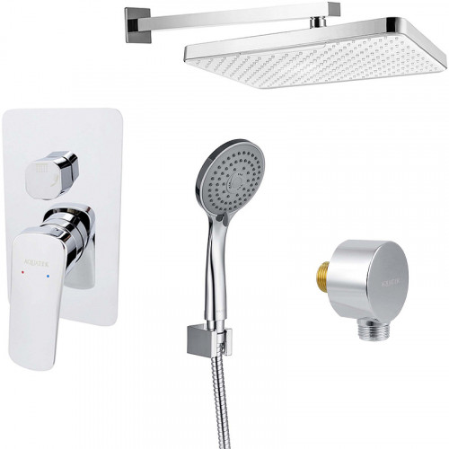 Душевая система Aquatek Вега AQ1072CR Хром латунь встраиваемый