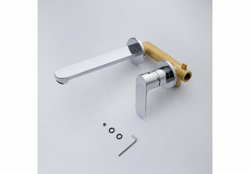 Смеситель для раковины Aquatek Альфа AQ1913CR цвет Хром