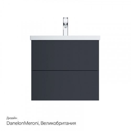 Тумба под раковину AM.PM Gem 60 M90FHX06022GM подвесная Графит матовый МДФ / ЛДСП