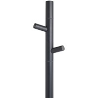 Электрический полотенцесушитель Vincea 15х140 VTD-1DGE Графит нержавеющая сталь