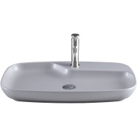 Раковина Allen Brau Liberty 2 70 4.32011.AN Антрацит фаянс накладная