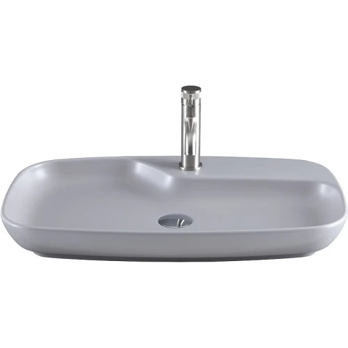 Раковина Allen Brau Liberty 2 70 4.32011.AN Антрацит фаянс накладная