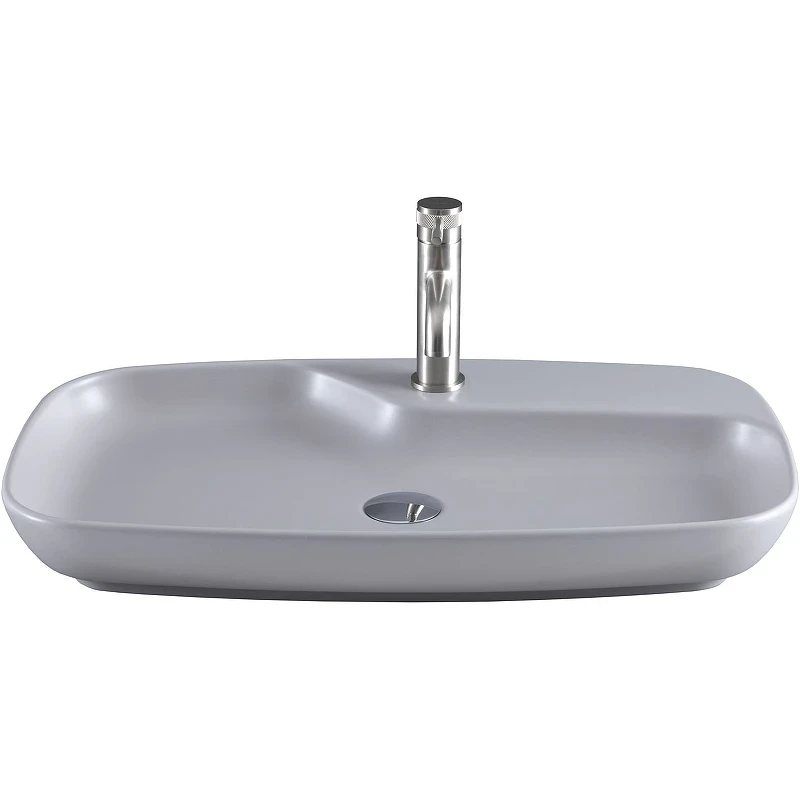 Раковина Allen Brau Liberty 2 70 4.32011.AN Антрацит фаянс накладная