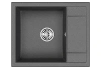 Кухонная мойка Granula 60 6002 цвет Графит