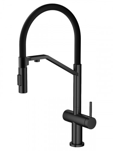 Смеситель для кухни Agger Elegant A3241444 цвет Черный матовый