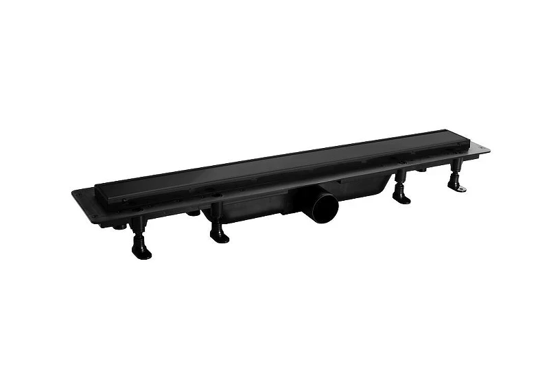 Душевой лоток PlastBrno DESIGN 4 81 SZA7750 с решеткой цвет Чёрный