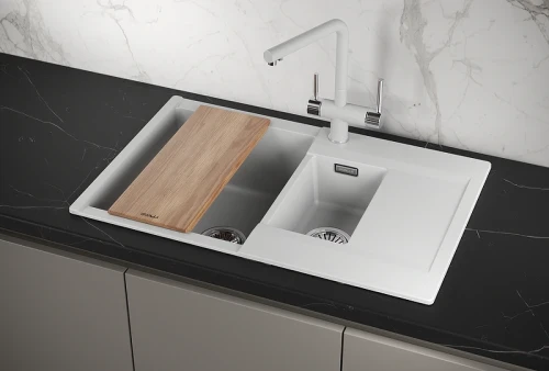 Кухонная мойка Granula Estetica 78 7808 цвет Арктик