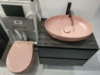Раковина-чаша AeT Elite Oval 55 L616T0R0V0101 Белая матовая фаянс накладная
